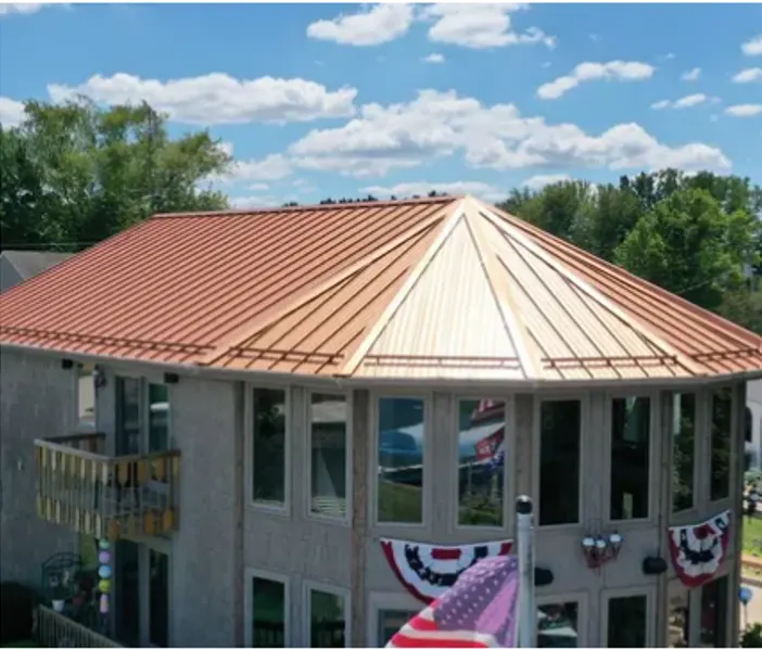 Tarping and dry-in on a Brooklyn commercial roof